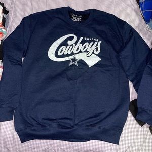 Cowboys crew neck sweater